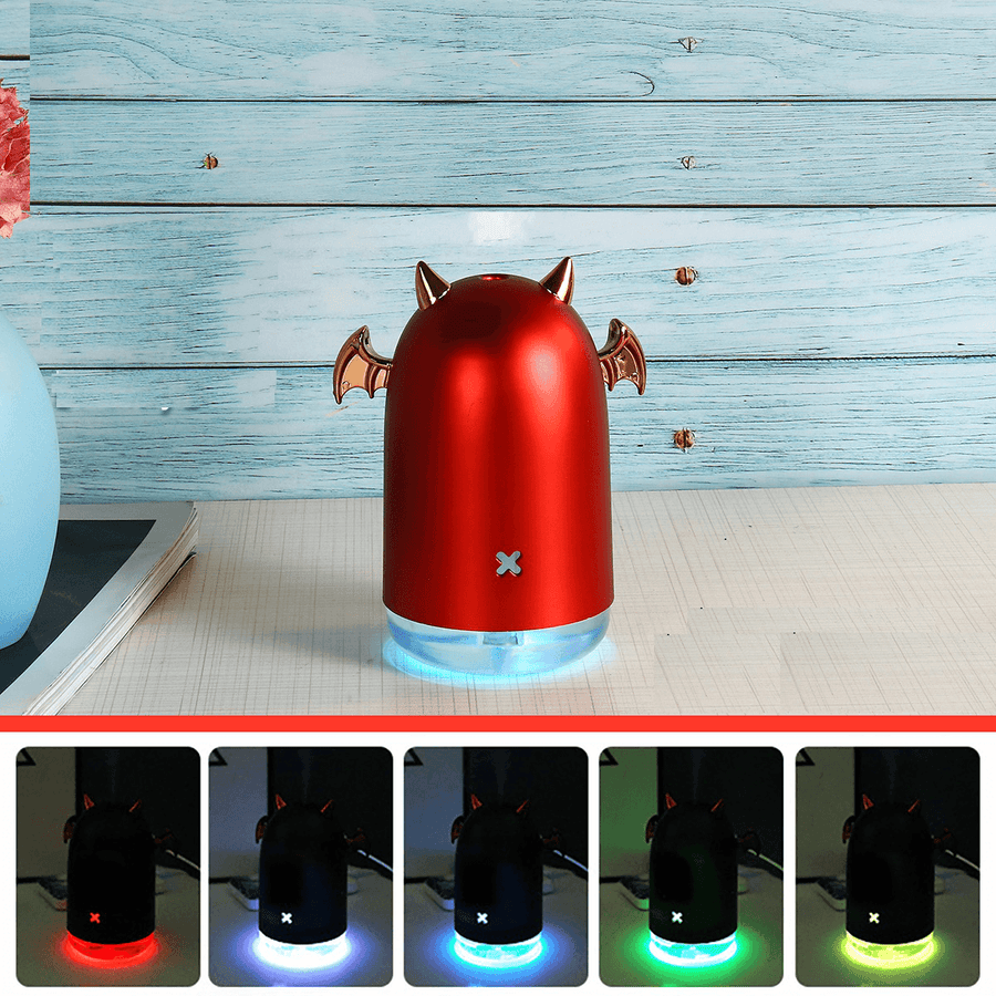 7 LED Humidifier USB Purifier Mist Aroma Essential Oil Diffuser Halloween Gift - MRSLM