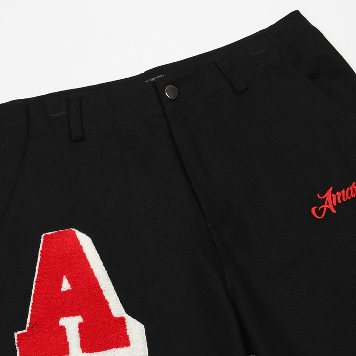 Loose Straight Leg Trousers Casual Micro Flared - MRSLM