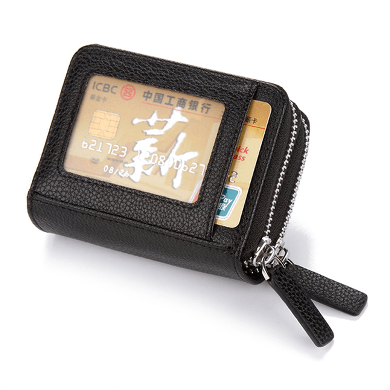 RFID Blocking Zip around Wallet Card Holder - MRSLM