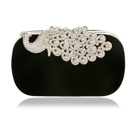 velvet evening clutch, view 6 - MRSLM