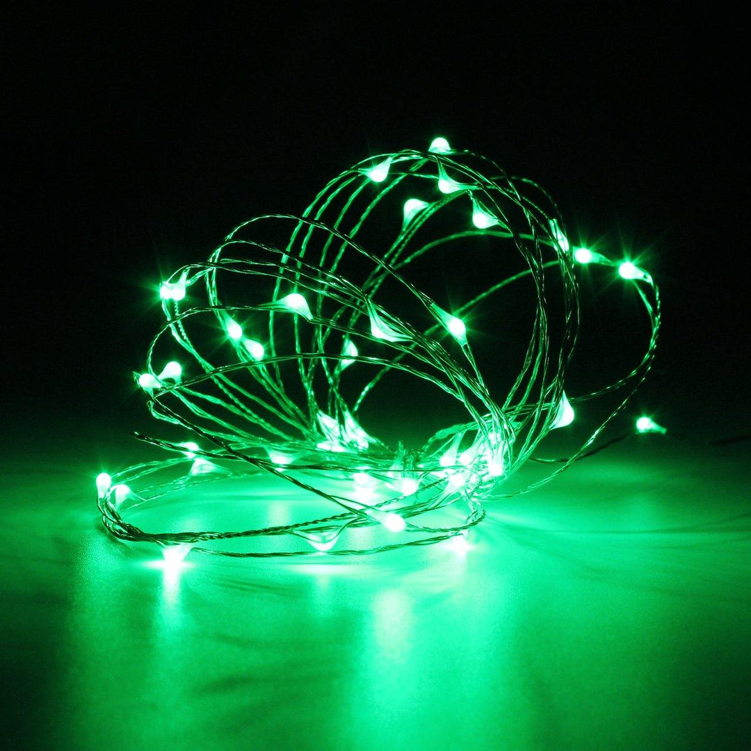 Battery Powered 10M 100LEDs Waterproof Copper Wire Fairy String Light for Christmas +Remote Control - MRSLM