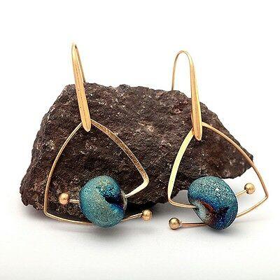 Vintage Natural Crystal Stone Earrings - MRSLM
