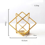 nordic wrought iron candle holder, view 3 - MRSLM