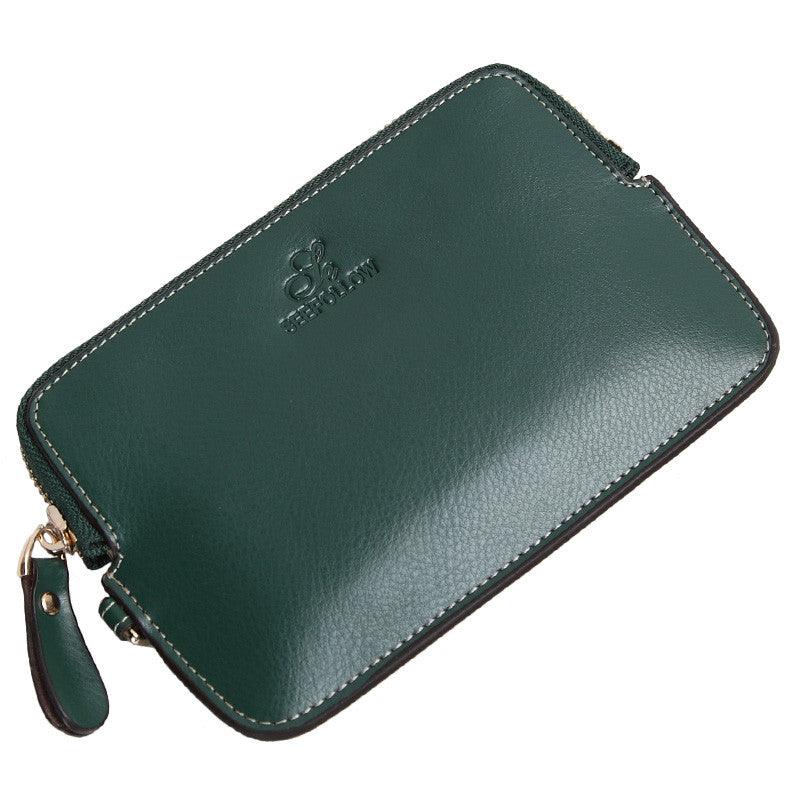 Simple Cowhide Small Coin Purse
