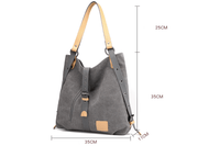 women's large canvas shoulder bag, view 5 - MRSLM