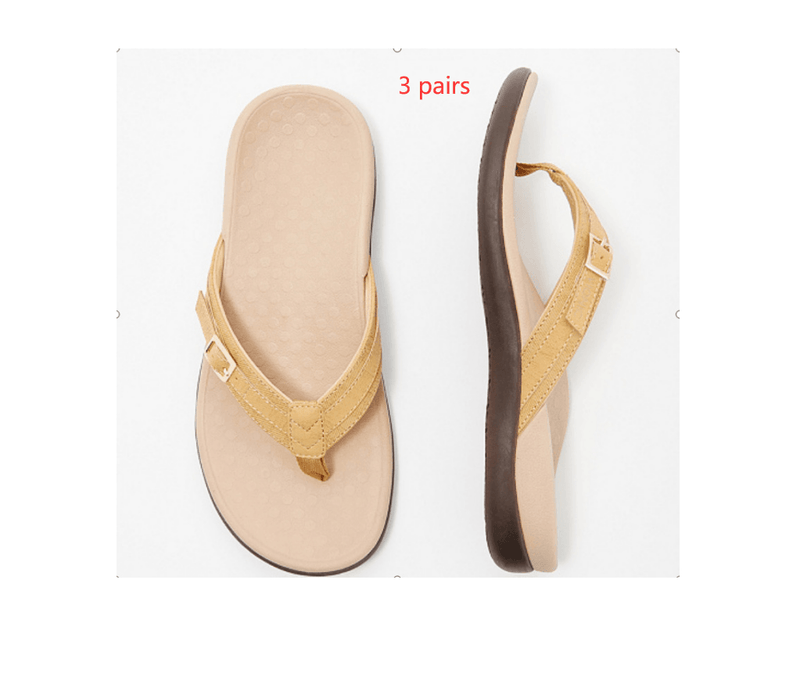 Women's flat casual flip-flop sandals - MRSLM