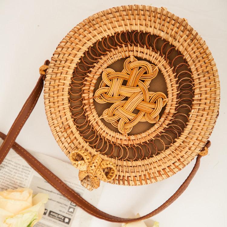 small round rattan bag, view 9 - MRSLM