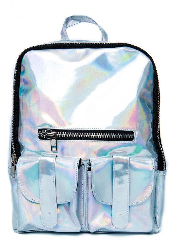 Laser bag dead fly shoulder bag Harajuku personality backpack - MRSLM