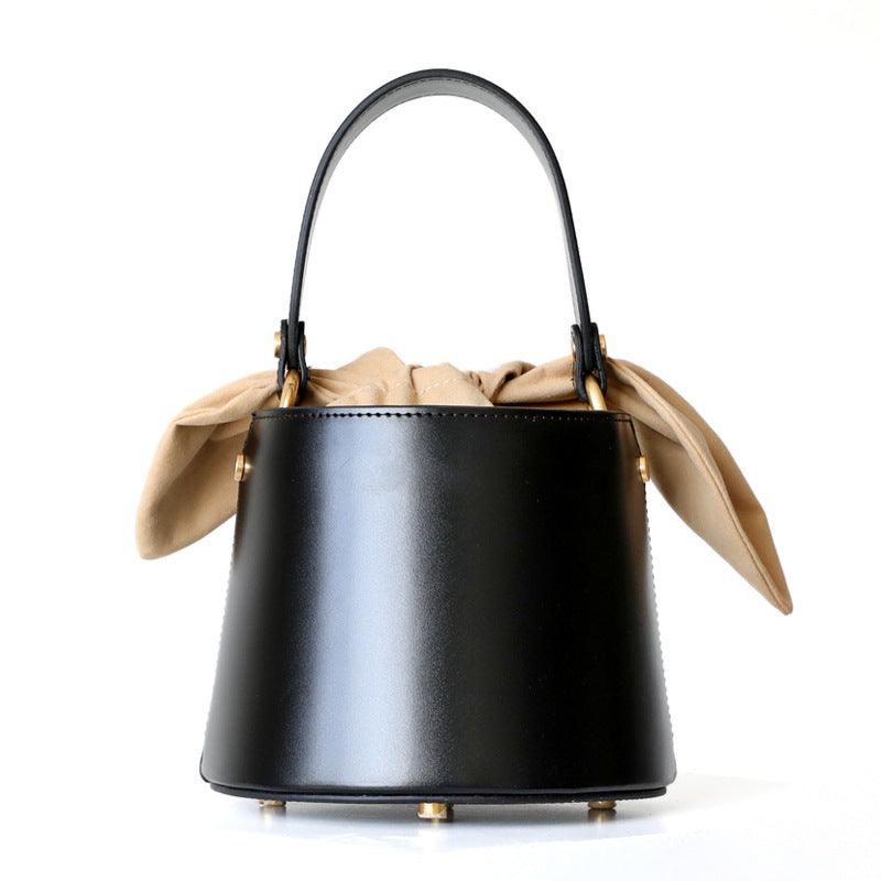 Leather mini bucket bag - MRSLM