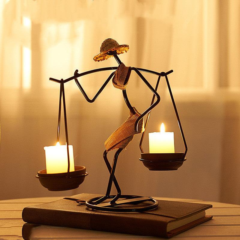 Wrought iron candlestick - MRSLM