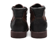 Men's zip-up PU work boots, view 4 - MRSLM