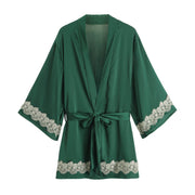 Women's lace nightgown set, view 6 - MRSLM