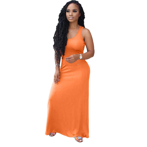 Long sling dress, view 9 - MRSLM