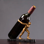gold resin wine shelf - MRSLM