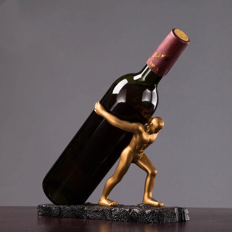 gold resin wine shelf - MRSLM
