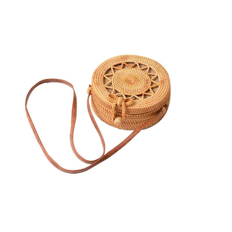 small round rattan bag, view 2 - MRSLM
