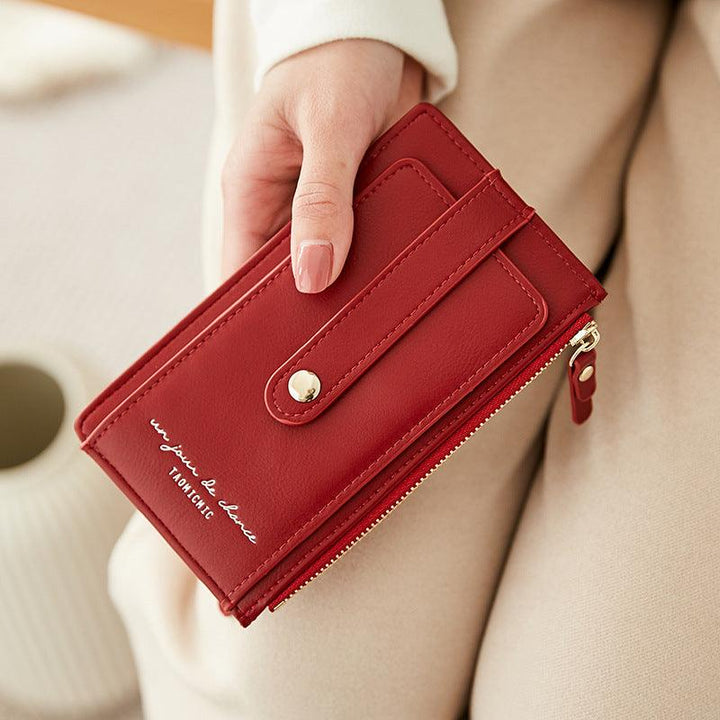 Anti-Demagnetization Double Zipper Ultra-Thin Wallet - MRSLM