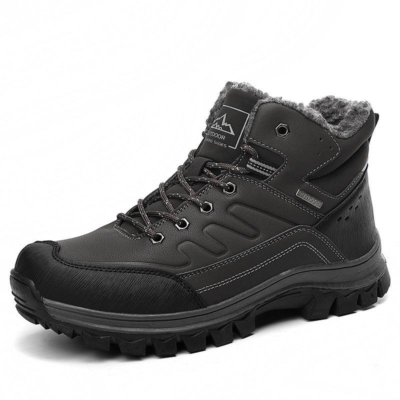 Men's plush snow boots, view 4 - MRSLM