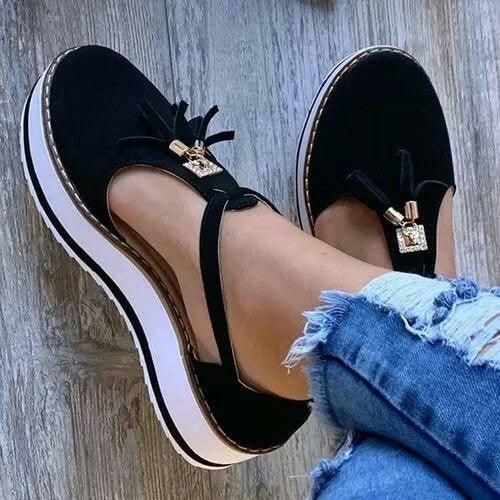 fringed platform sandals, view 10 - MRSLM
