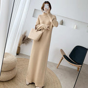 Black knitted long dress, view 7 - MRSLM