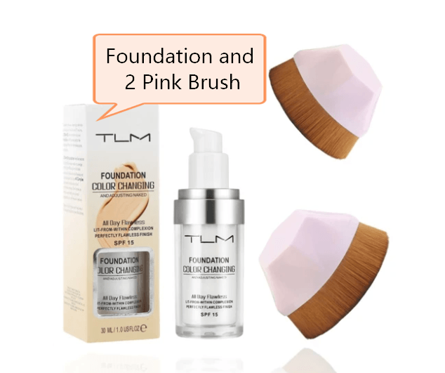 Temperature Liquid Foundation Concealer Portable Natural Color Makeup Foundation BB Concealer - MRSLM