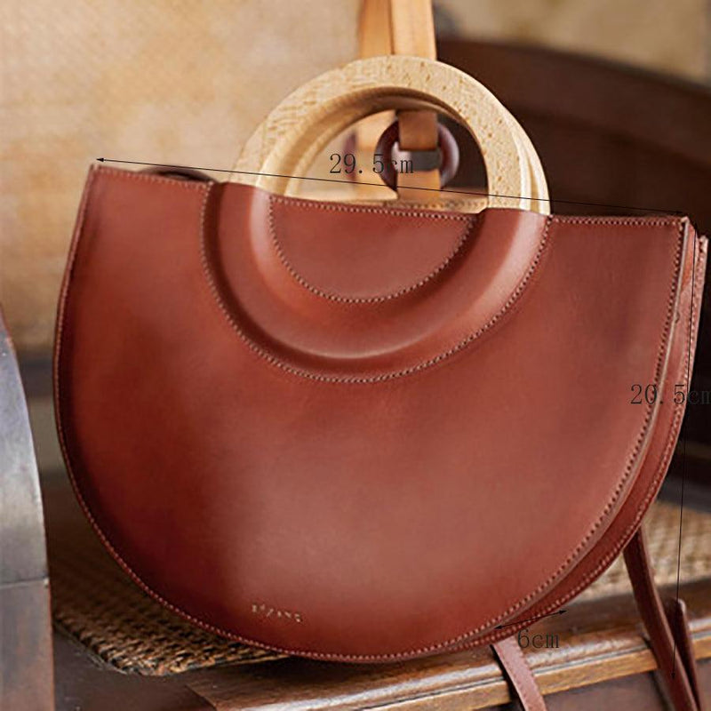 wooden handle fan bag, view 6 - MRSLM