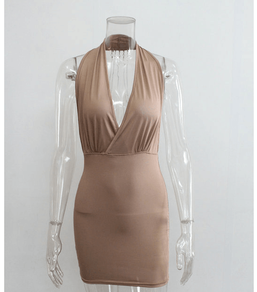 Halter neck dress, view 2 - MRSLM
