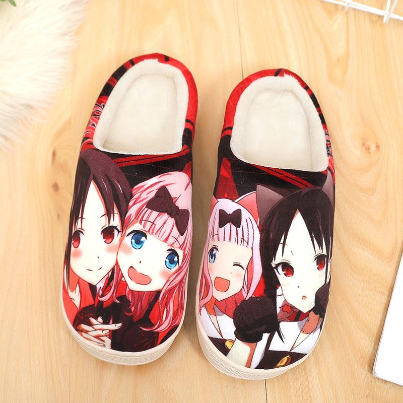 Men's cartoon cotton slippers, view 7 - MRSLM