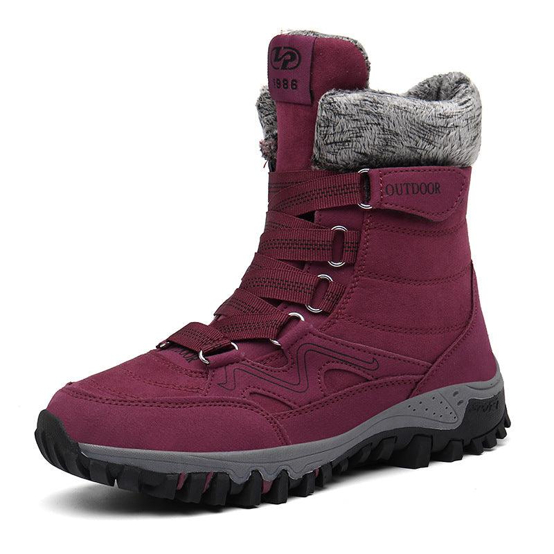 high-top warm velvet cotton shoes, view 5 - MRSLM
