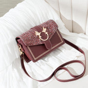 ladies box shoulder bag, view 3 - MRSLM