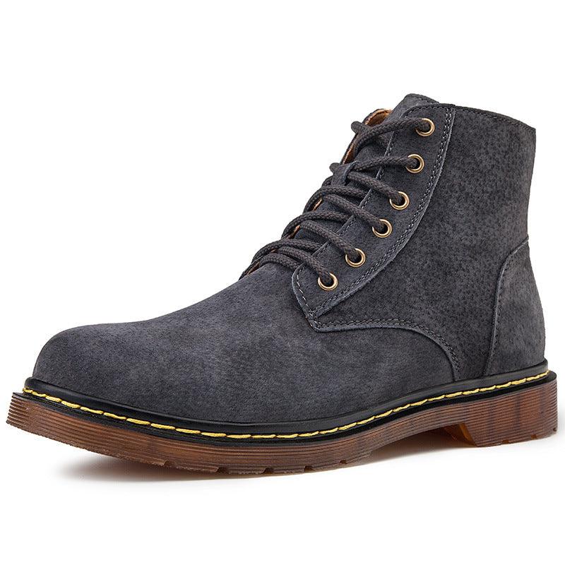 British style high-top casual work boots, view 4 - MRSLM