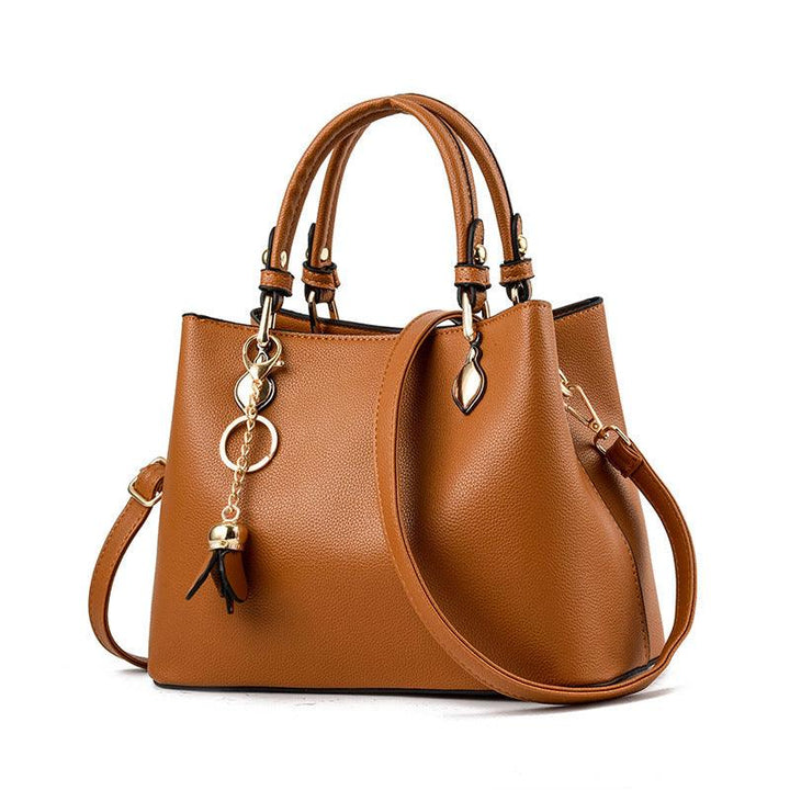 Fashion Style Handbag PU Leather Atmospheric Portable - MRSLM