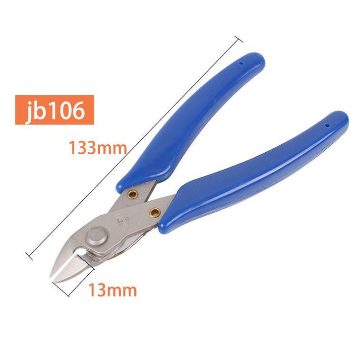JB105/JB106 With Long Electronic Clippers Mini Diagonal Pliers Oblique Nose Pliers - MRSLM