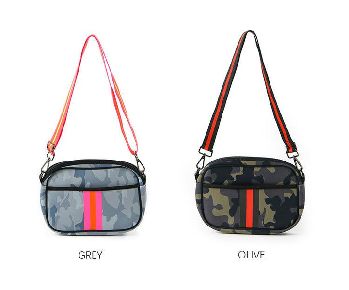 Fashion Neoprene One-shoulder Printed Diagonal Bag - MRSLM