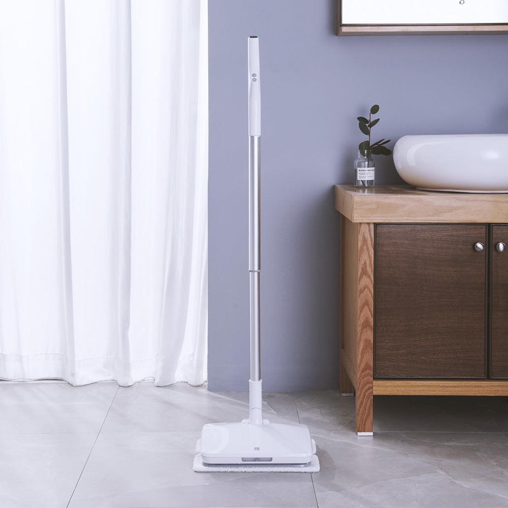 SWDK D260 Handheld Cordless Electric Mop 90° Rotation 2000mAh LED Light Long Grip Handle Mopping Three Kinds of Mopping Pads - MRSLM