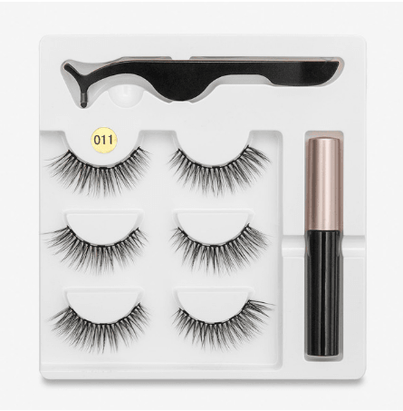 A Pair Of False Eyelashes With Magnets In Fashion - MRSLM