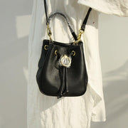 Simple drawstring shoulder bag, view 2 - MRSLM