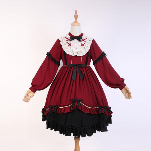 Solid color A-line skirt, view 7 - MRSLM