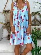 Flower vest camisole dress, view 2 - MRSLM