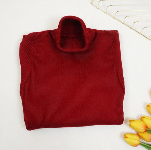 winter turtleneck sweater dress for women, view 5 - MRSLM