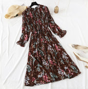 women's elegant polka dot dress, view 2 - MRSLM