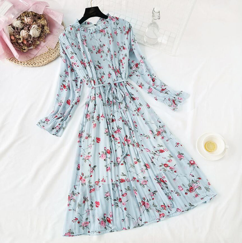 women's elegant polka dot dress, view 15 - MRSLM