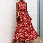 floral printed long dress - MRSLM