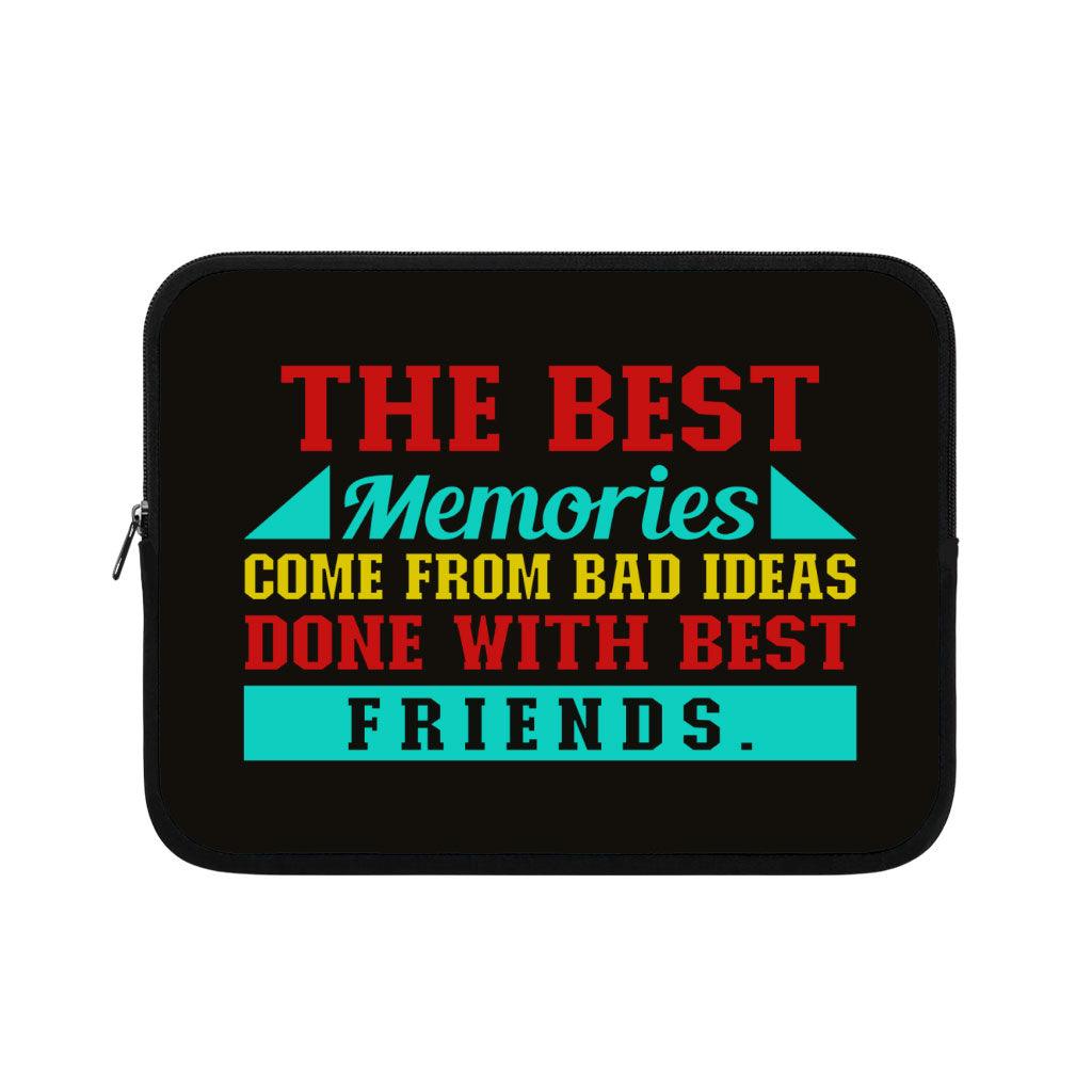 Best Friend Quotes iPad Sleeve - Funny Design Tablet Sleeve - Graphic Carrying Case - MRSLM