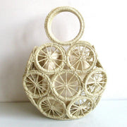 hollow woven paper rope bag, view 11 - MRSLM