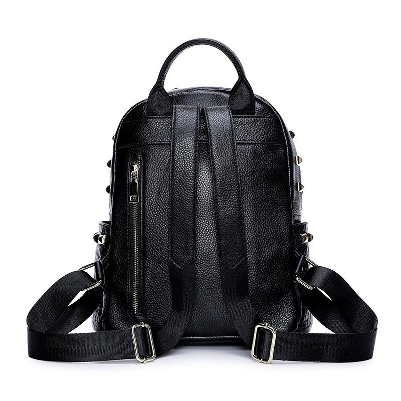 New Fashion All-match Soft Leather Backpack