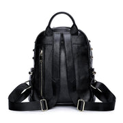women's small square cowhide backpack, view 2 - MRSLM