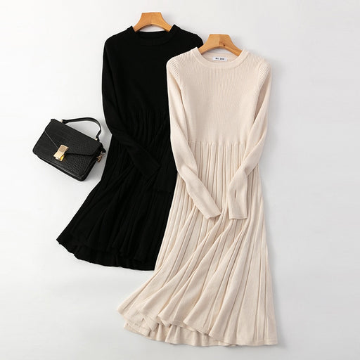 midi thick sweater dress - MRSLM
