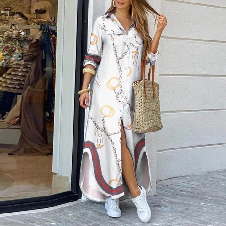 Women's Summer Maxi Shirt Dress