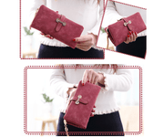 ladies multi-function wallet with tassel, view 2 - MRSLM